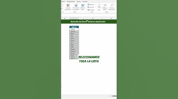 Cómo buscar valores duplicados de forma rápida en Excel