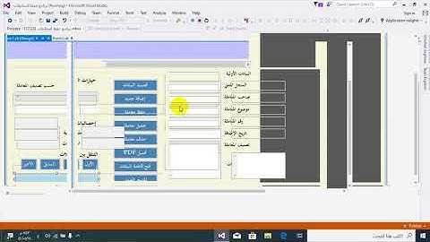 برنامج حفظ المعاملات بصيغة البي دي اف ع الفيجوال ستديو مع الأكواد
