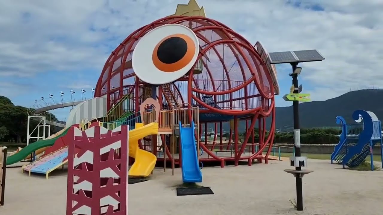 常連様撮影のフルバージョン！　山口県防府市にある【メバル公園】の様子を、豊橋市の温泉いやし整体の【ナステレージュ】のお客様が撮影しました。他の人が撮ると様子が違いますね！豊橋の整体の弟が感心しました