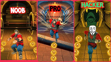 NOOB vs PRO vs HACKER--Temple Jungle Prince Run