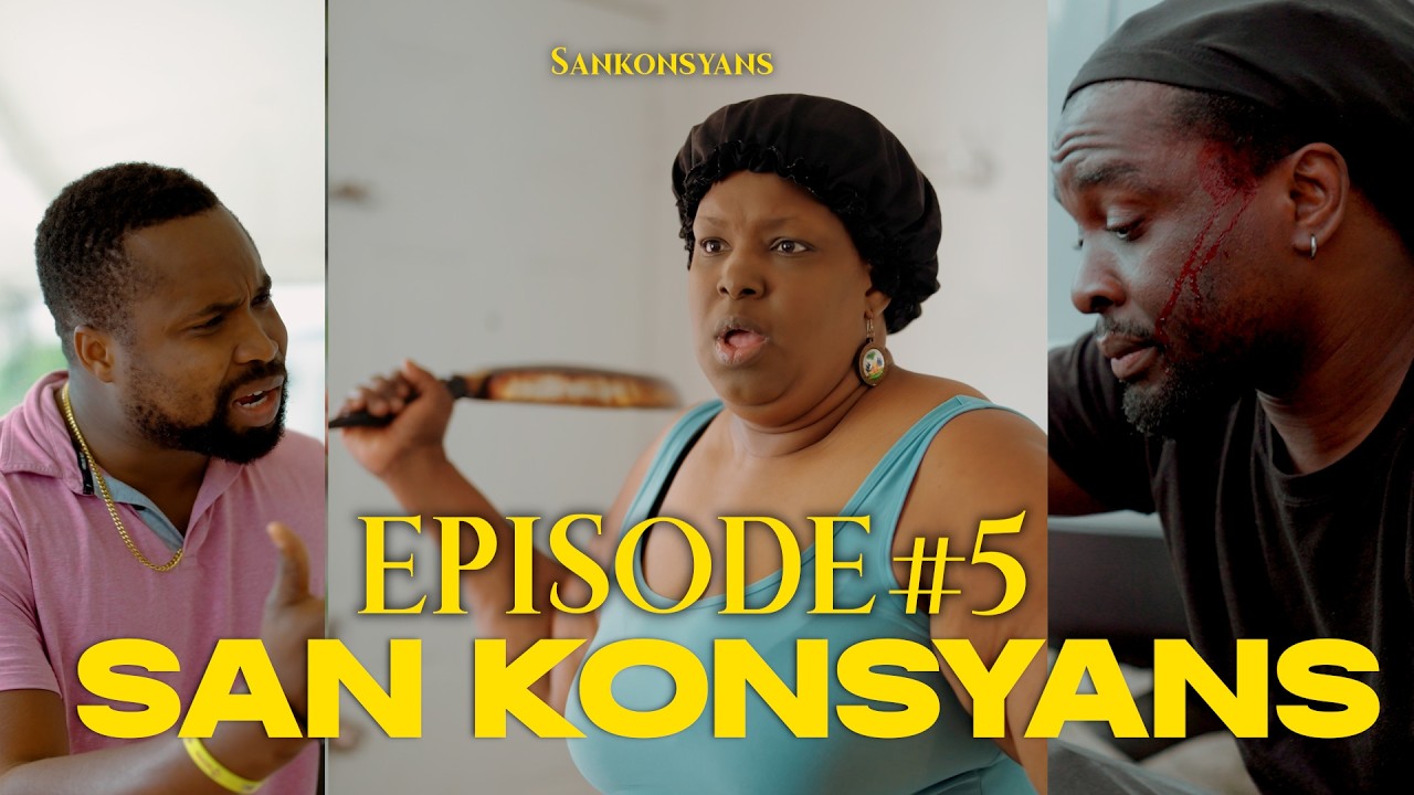 EPSODE #5 SAN KONSYANS - GADE NAN KISA'M TOMBE -#filmhaitien #haiti #comedyfilms 4K