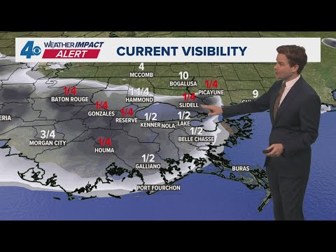 Weather Impact Alert: Dense fog Monday morning - YouTube