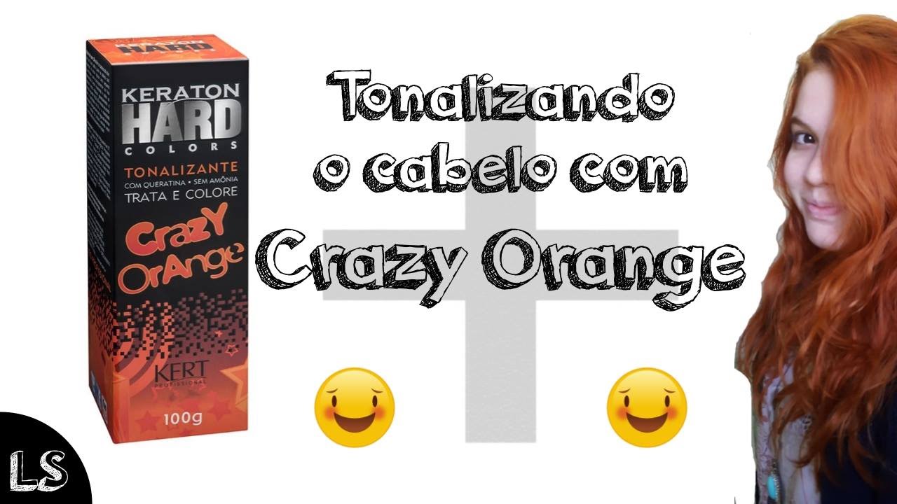 Letícia Segretti | Tonalizando o cabelo Keraton Crazy Orange - YouTube