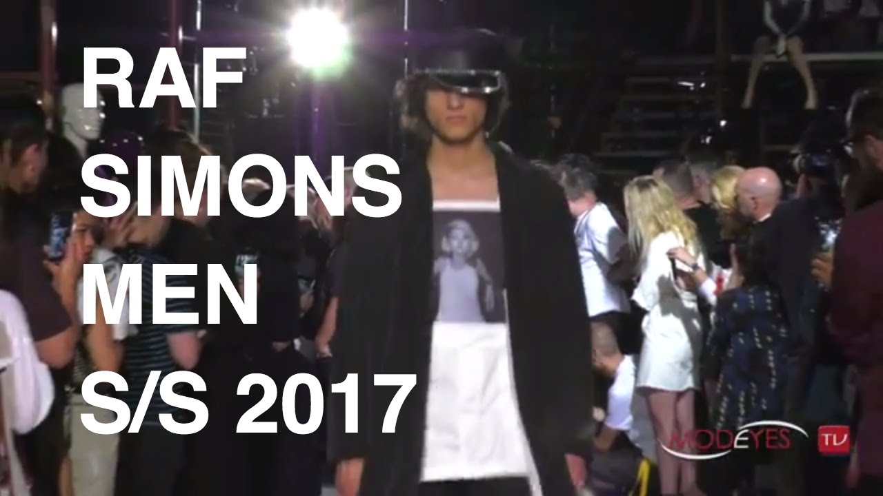 RAF SIMONS | MEN FASHION SHOW SUMMER 2017 | EXCLUSIVE by MODEYES TV