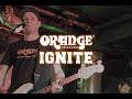 Brett Rasmussen (Ignite) and the Orange OB1 Bass Head.