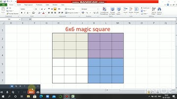 6X6 MAGIC SQUARE