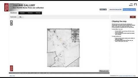 Georeferencer: How to clip maps on the British Library
