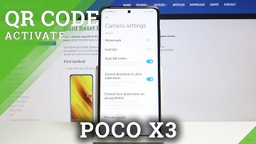 Turn On QR Code Scan in POCO X3 - Camera Feature