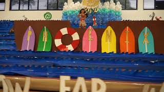 Waiakea High Gym Decorations & Banner Homecoming 2017-2018