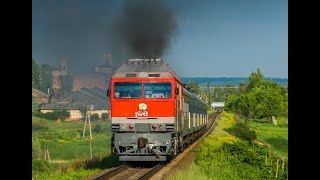 Тепловоз ТЭП70-0349 идет на разгон, поезд №327 Казань - Минск.