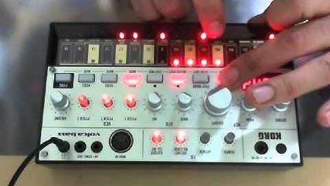 KORG volca bass - Happy Birthday to You