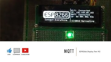 ESP8266 | MQTT OLED Display Test 02