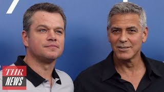 George Clooney and Matt Damon Discuss Sexual Harassment, Harvey Weinstein | THR News