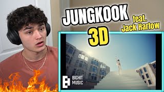 정국 (Jung Kook) '3D (feat. Jack Harlow)' Official MV REACTION!