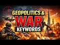 Geopolitics and war keywords || THAT U MUST KNOW 
