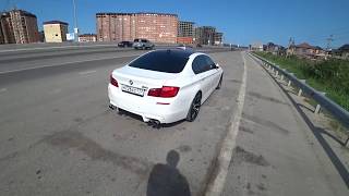 BMW M550i в деле. 200 км/ч