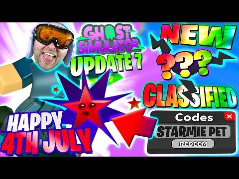 4th July Free Pet Code New Classified Limited Squid Board Ghost Simulator Update 7 Roblox Youtube - roblox code july 4th ghost simulator youtube