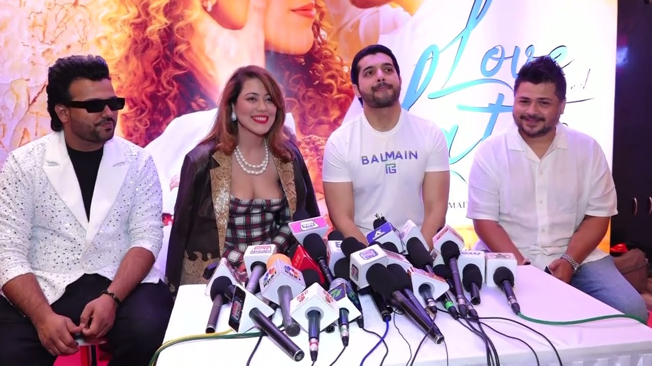 Arlin Maitra, Sharad Malhotra  Altamash Faridi at Omcar Records' Love and Latte launch