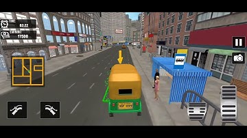 tuk tuk auto rickshaw 3d game , career mode  - game play (Android ,sos)