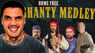 First Time Hearing Home Free - Sea Shanty Medley | I Was NOT Expecting This