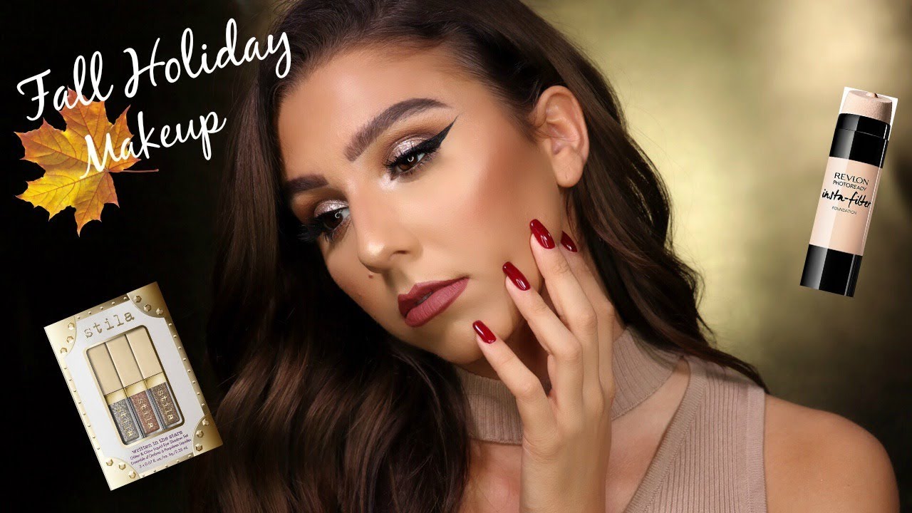 FALL GLAM MAKEUP 2017 | NEW REVLON PHOTOREADY INSTA FILTER FOUNDATION ...