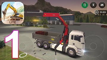 Construction Simulator 3 Lite Gameplay Walkthrough Part 1 (IOS/Android)