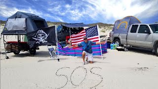Camping on Padre Island National Seashore PINS