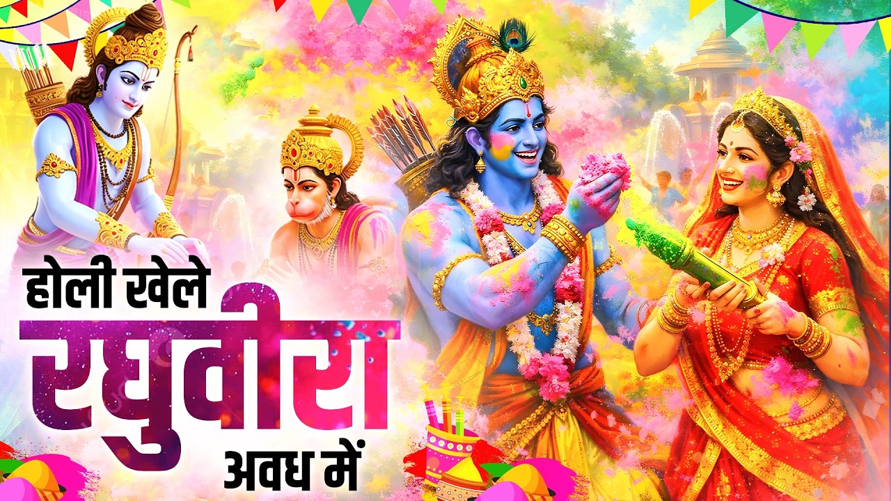 होली खेले रघुवीरा अवध में Holi Khele Raghuvira Avadh Mein - Holi Song | Hori Khele Raghuveera