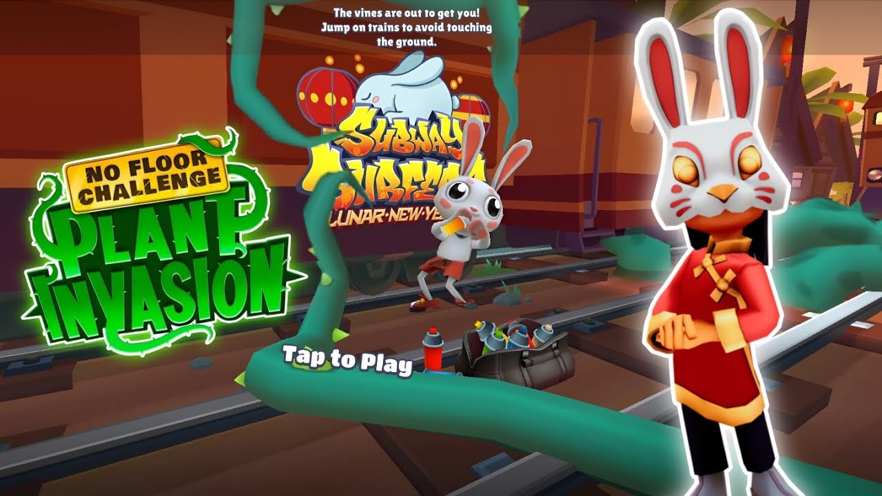 SUBWAY SURFERS PLANT INVASION 🌱SUBWAY SURFERS NO FLOOR CHALLENGE IN LUNAR NEW YEAR 2023🎆🧧🧨🏮
