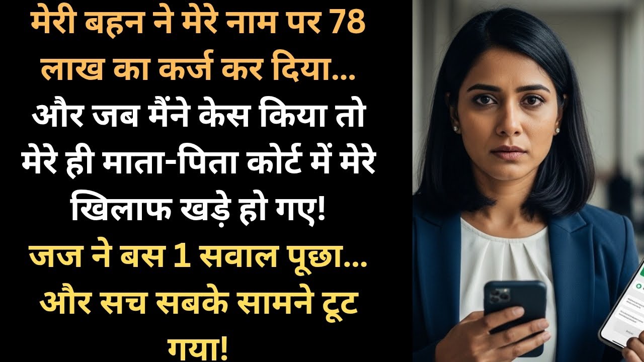 मेरी बहन ने मेरी पहचान चुरा ली… और माता-पिता कोर्ट में मेरे खिलाफ गवाही देने आ गए