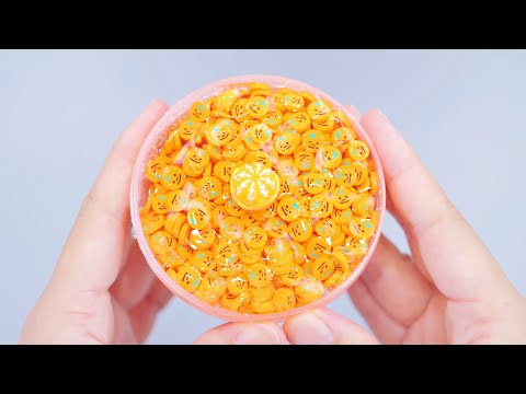 【ASMR】音が癖になる🍊スライム Crunchy Slime【音フェチ】