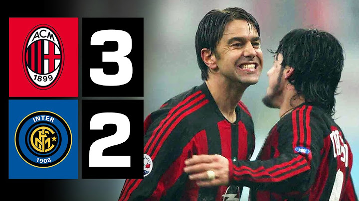 RIMONTA ADRENALINICA! SEEDORF vs ADRIANO | MILAN v INTER 03/04