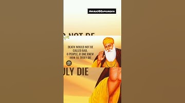 Top 5 quotes by Sri guru nanak dev ji. #gurunanakdevji #Anuraj@Ramgarhia