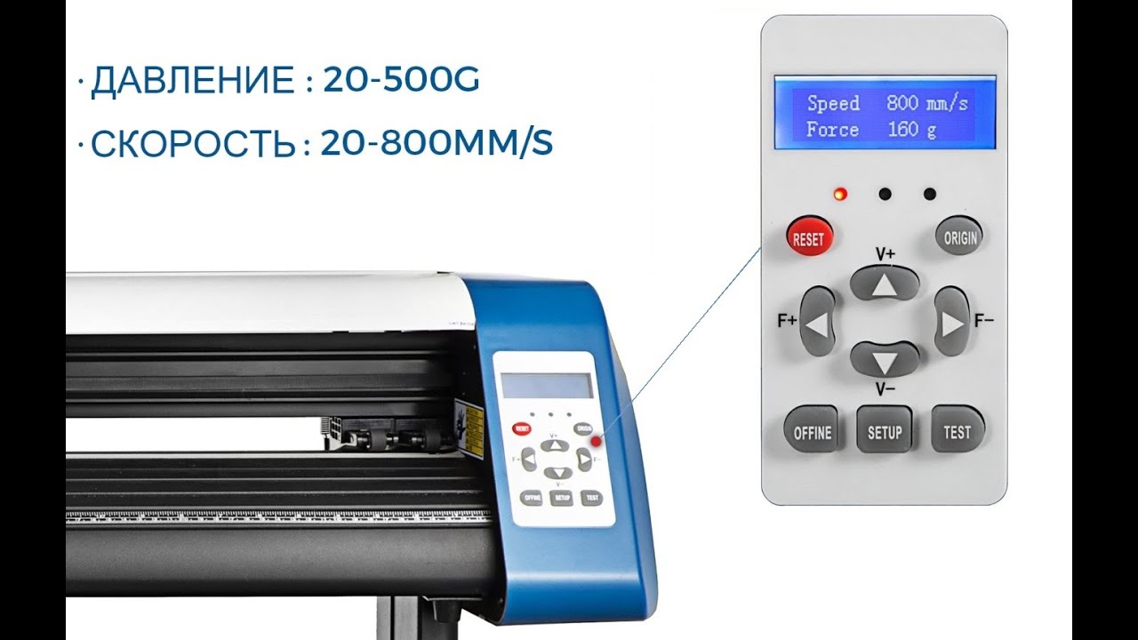 Обзор режущих плоттеров E-CUT модель EH-450AB; 720AB; 1350AB; 1750AB