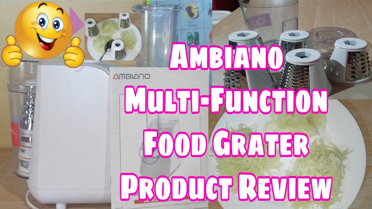 Ambiano Multifunction Food Grater Product Review YouTube