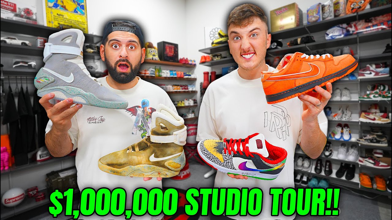 Inside Harrison Nevels $1 Million Dollar Sneaker Warehouse *RARE SNEAKER COLLECTION AND MORE*