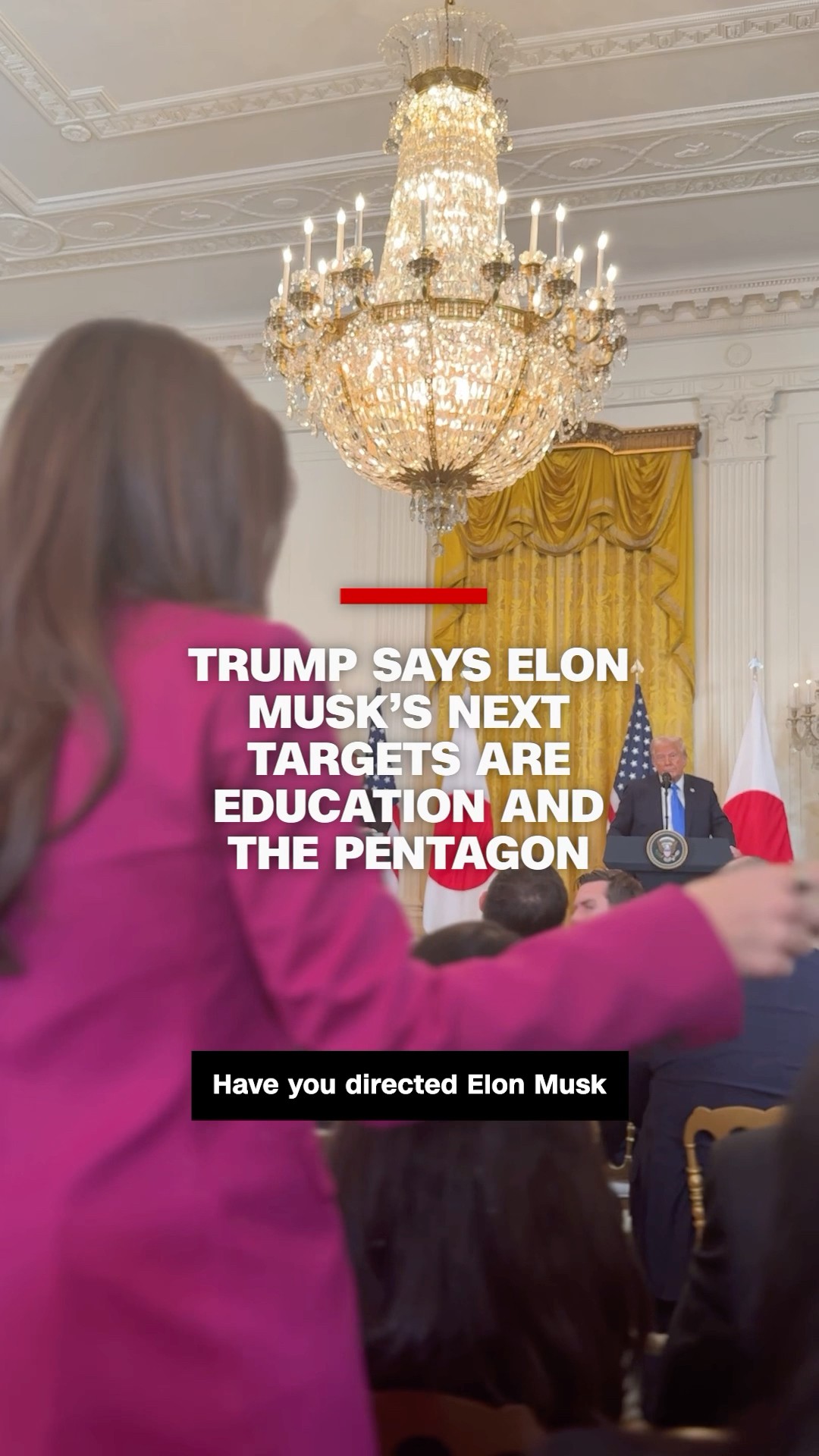 Trump says Elon Musk's next targets are education and the Pentagon