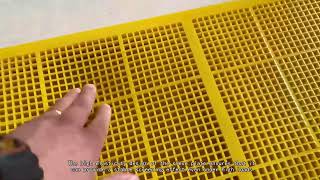 High Efficiency PU Screen Panels for Material Separation