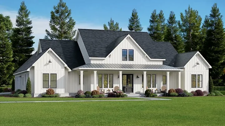 Best Selling Modern Farmhouse | Plan 4354-00039 | Perfect Family Home with 4 Beds, 3.5 Baths
