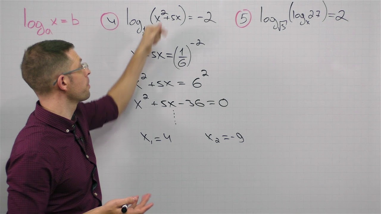 שיעור לוגריתמים - חלק 1