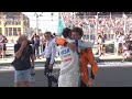 Drivers congratulating lando after his first win  f1 miami grand prix