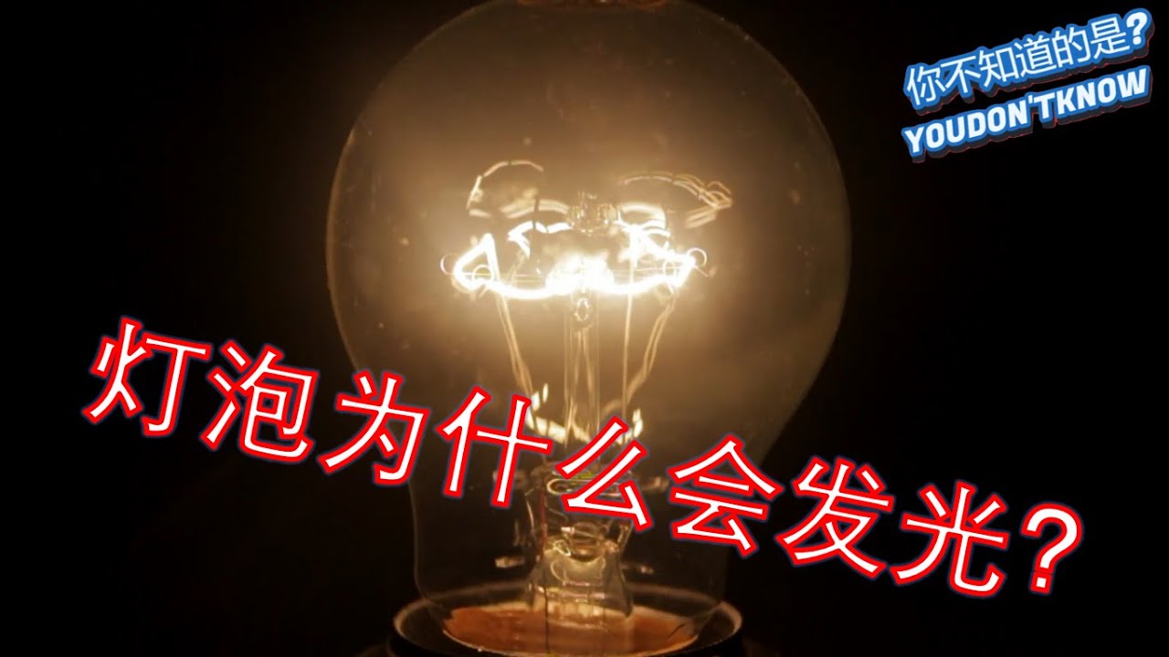 灯泡是如何发光的? 灯泡的发光原理是什么?#冷知识 - YouTube