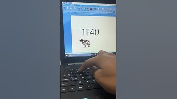 Cow 🐄 symbol shortcut key in ms word #msword