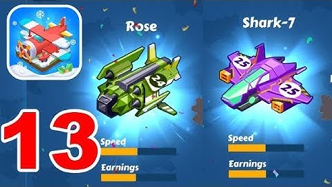 Merge Plane Click & Idle Tycoon Gameplay Unlocking Plane No.24 Rose Plane And No.25 Shark-7 Plane