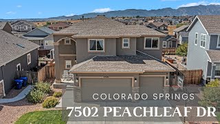 7502 Peachleaf Drive Colorado Springs Home For Sale