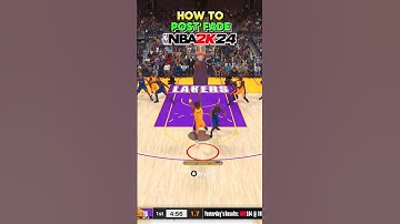 KOBE FADEAWAY TUTORIAL: HOW TO POST FADE ON NBA 2K24 !!! #shorts #nba2k24