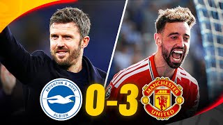 BRUNO THE BEST EVER, SUPERB CARRICK SEASON ENDER! | BRIGHTON 0-3 MAN UTD