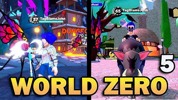 Realistic Noob to Pro Part 5 in World Zero F2P Prestige 1 Level 37 to 65 Free Mount