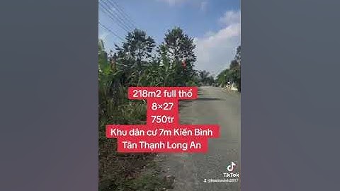 Bán đất  thổ vườn mặt tiền quốc lộ 62 Tân Lập Môc Hóa Long an lh: 0792699506, 0985706506 gặp Kiều