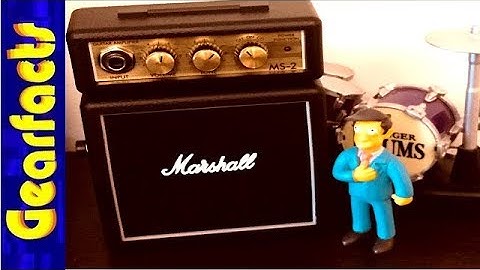 Marshall mini amp MS-2 demo
